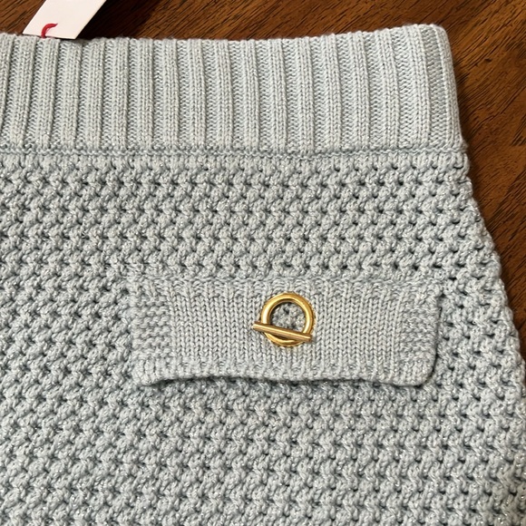 NWT Solid & Striped Ronnie Mini Skirt Crochet Powder Blue Size Small - Picture 2 of 5